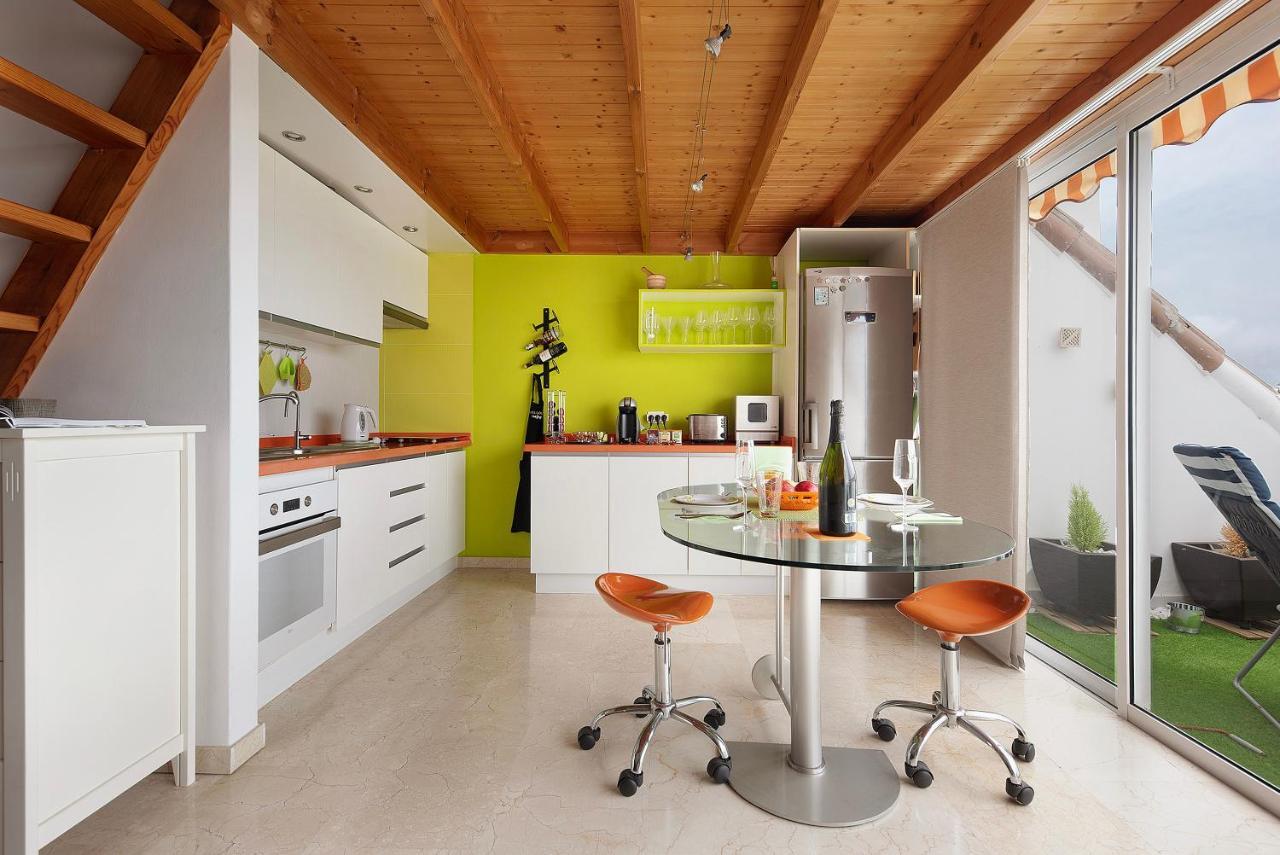 דירות פוארטו דה לה קרוז Atico Sunset Loft Terraza Y Piscina מראה חיצוני תמונה